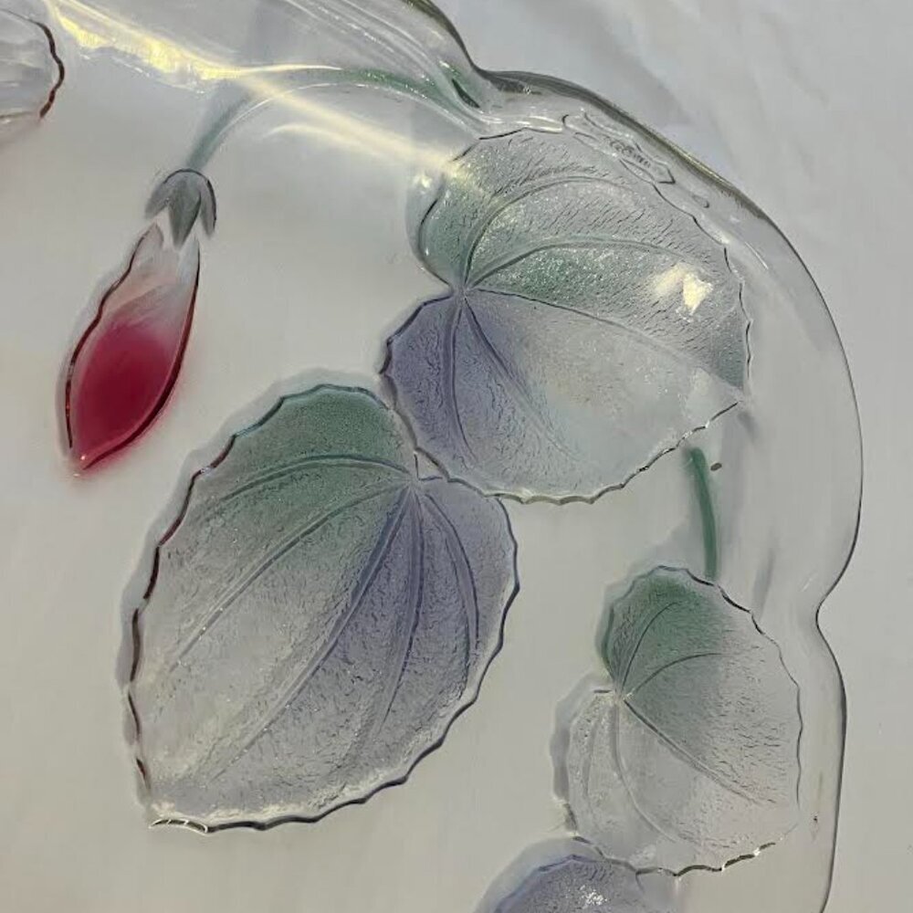 Crystal Clear Studios 1989 Cassandra Oblong Platter Vintage Hand Painted EUC - Picture 4 of 8